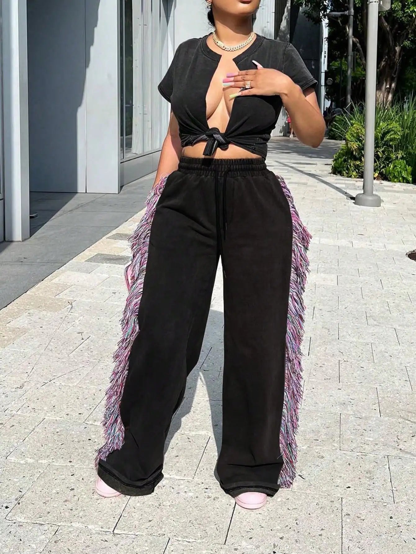 Fringe Tassel Pants